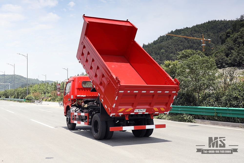 Dongfeng 4×2 160HP အသေးစား Tipper Truck Dump Truck_Left/Right Hand Light Truck 5T Single Row Micro Truck_Export အထူးထရပ်အဖြစ် ပြောင်းလဲထုတ်လုပ်သူ