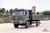 340hp 6*6 Off Road Truck_Dongfeng Flat Head Cargo Truck with Tarpaulin Pole_ခြောက်ဘီးယက် အထူးယာဉ် တင်ပို့ခြင်း