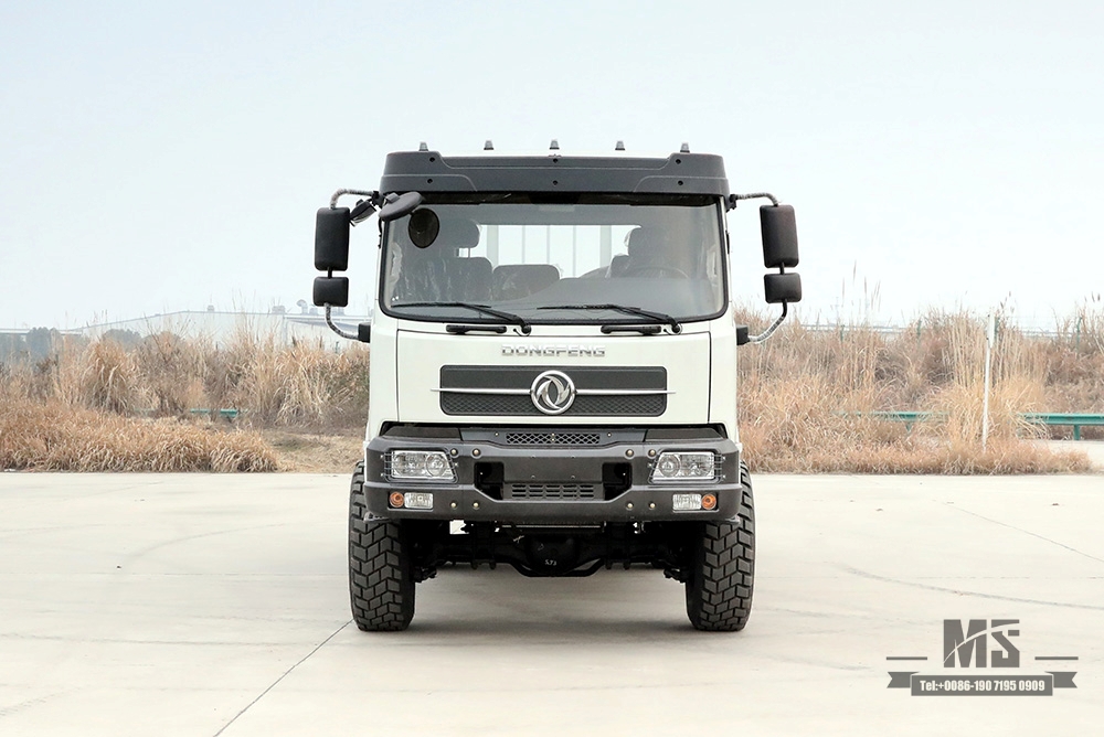 260hp Dongfeng ခြောက်ဘီး Drive Truck_6*6 Flathead Head Truck ရောင်းရန် 6WD သယ်ယူပို့ဆောင်ရေး Truck Factory_Dongfeng Export အထူးယာဉ်