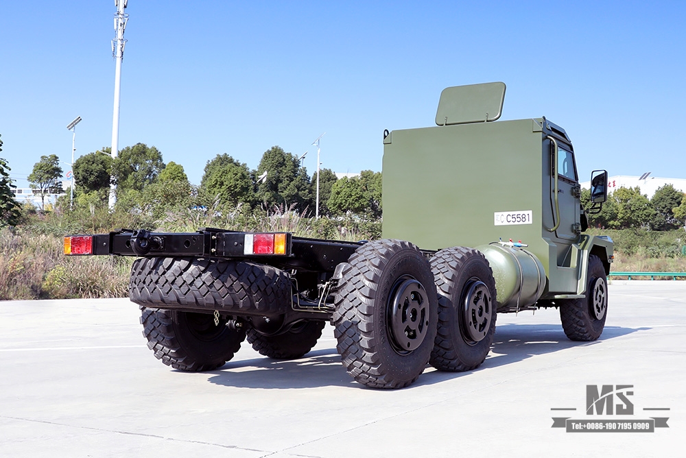 ရောင်းရန် Dongfeng 210hp ခြောက်ဘီးယက် Chassis_6*6 Protective Long Head Truck Chassis ထုတ်လုပ်သူ_Dongfeng 6WD Export အထူးယာဉ်
