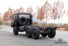 190 HP Dongfeng EQ2102 လမ်းကြမ်းသုံး axle Truck Chassis_Black ခြောက်ဘီးယက် Black Cargo Truck Chassis_All-wheel drive EQ2102G Export Special Purpose Vehicle Chassis