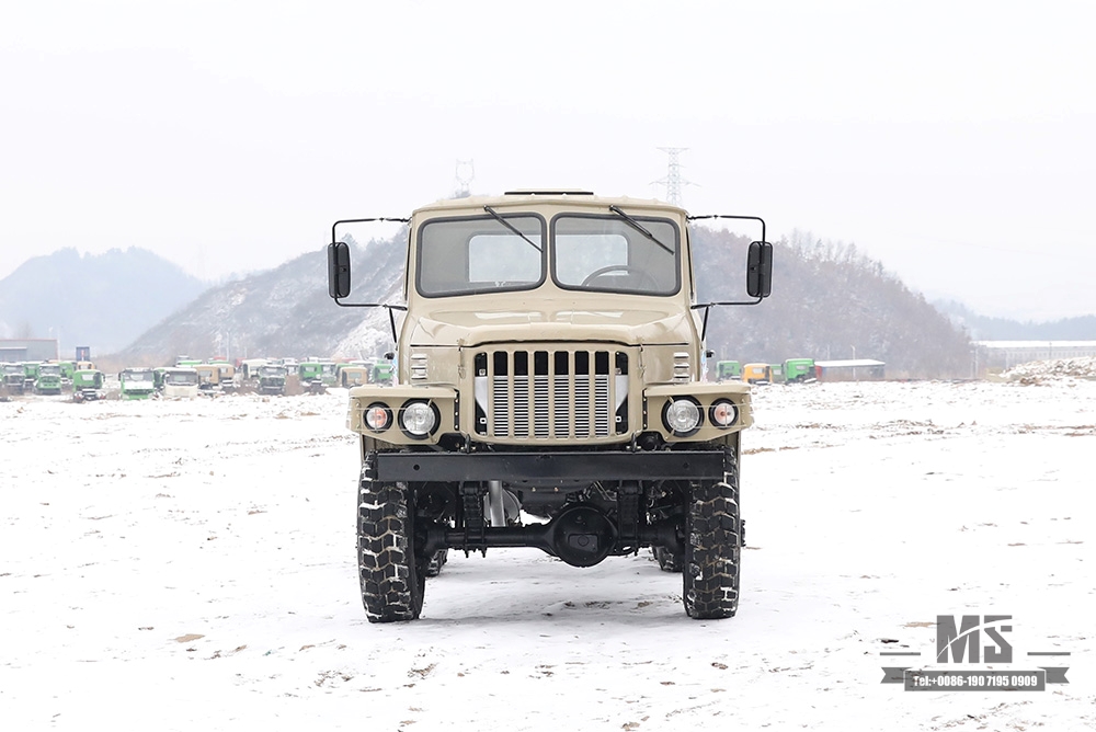 Camel Grey Dongfeng ခြောက်ဘီးယက် EQ2082 Chassis_ မြင်းကောင်ရေ 170 EQ2082 နှစ်ထပ်မှန်လမ်းကြမ်း 6WD Truck Chassis_240 Transport Truck Chassis_6×6 Truck Export အထူးကိုယ်ထည်