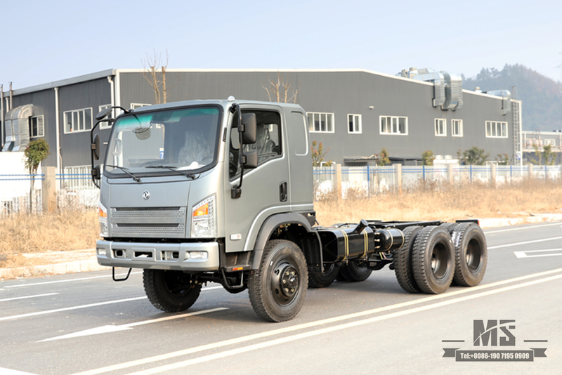 EQ2082 ခြောက်ဘီးယက် Dongfeng Flathead Truck Chassis Modification_ 6WD'Bobcat' Small Truck Chassis Configuration_6*6 Export Special Vehicle Chassis ထုတ်လုပ်သူ