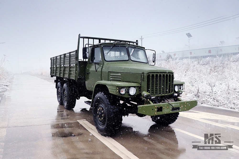 Dongfeng 6WD EQ2100 Off-road Truck_6×6 190 hp Classic Army Green Pointed Head Off-road Vehicle ရောင်းရန်ရှိသည်_Dongfeng 245 Diesel Troop Carrier Export အထူးယာဉ် 