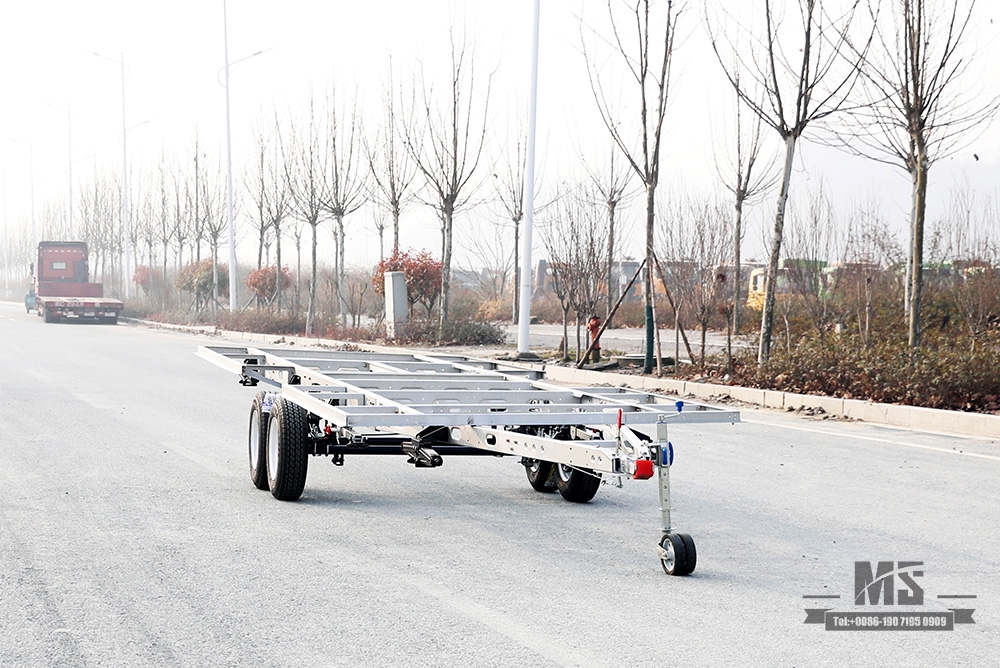 3T Dongfeng Trailer Chassis_Caravan Trailer Chassis For Sale Chassis ထုတ်လုပ်သူ Factory Export Special Trailer Chassis