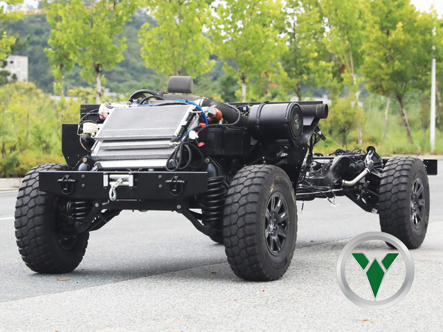 Custom Class 3 Off-Road Chassis | 4WD လွတ်လပ်သောဆိုင်းငံ့မှုနှင့် Dual Fuel Tank Systems