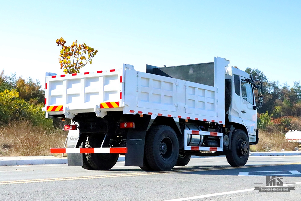 210hp Dongfeng 4×2 Dump Truck ရောင်းရန်_4*2 Flathead Head Row Half Tipper Truck ထုတ်လုပ်သူ_ Export အထူးယာဉ်