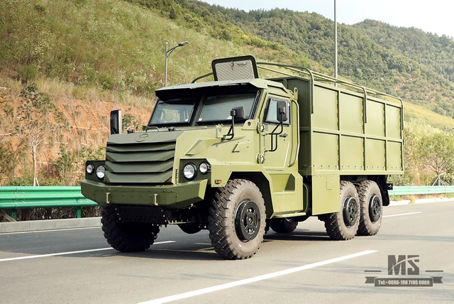 Dongfeng ခြောက်ဘီးယက် အကာအကွယ်သေတ္တာ Truck_ 6×6 Pointed Head-Road Cargo Vehicle_Van Truck သယ်ယူပို့ဆောင်ရေး Truck_Dongfeng AWD Export အထူးရည်ရွယ်ချက်ယာဉ်