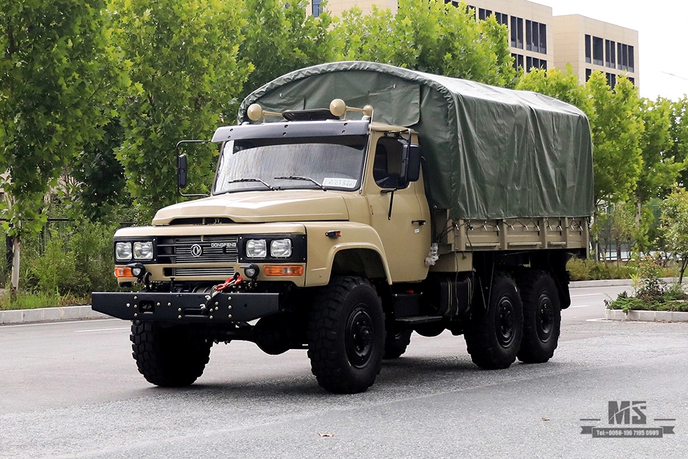 6×6 Dongfeng Camel Grey EQ2082 _170 hp EQ2082 ခြောက်ဘီးယက်လမ်းကြမ်း အထူးထရပ်_၂၄၀ သယ်ယူပို့ဆောင်ရေးယာဉ်_ပို့ကုန် အထူးယာဉ်