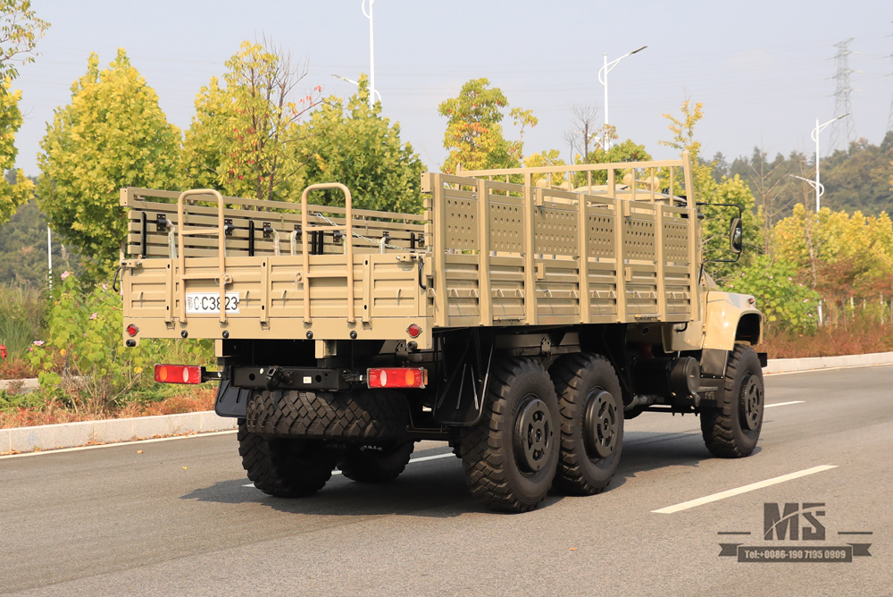 190hp Dongfeng 6×6 EQ2100 Truck_6*6 Pointed Head Truck ခြောက်ဘီး လမ်းမပေါ်မှ ထရပ်ကား_ပို့ရန် အထူးယာဉ်