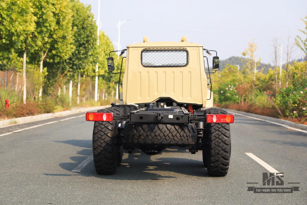Dongfeng 6×6 EQ2100 Chassis_6*6 190hp Pointed Head Truck ခြောက်ဘီး Drive Chassis ရောင်းရန်_ Export အထူးယာဉ်ကိုယ်ထည်