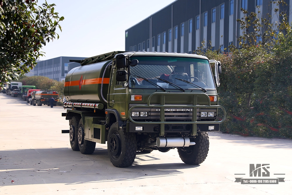 190HP Dongfeng EQ2102 Tanker Truck _Dongfeng ခြောက်ဘီးယက်လမ်းကြမ်း အထူးကိုယ်ထည်ကို ပြုပြင်ထားသော 8~10m³ Tanker Truck_Export အထူးရည်ရွယ်ချက်ယာဉ်