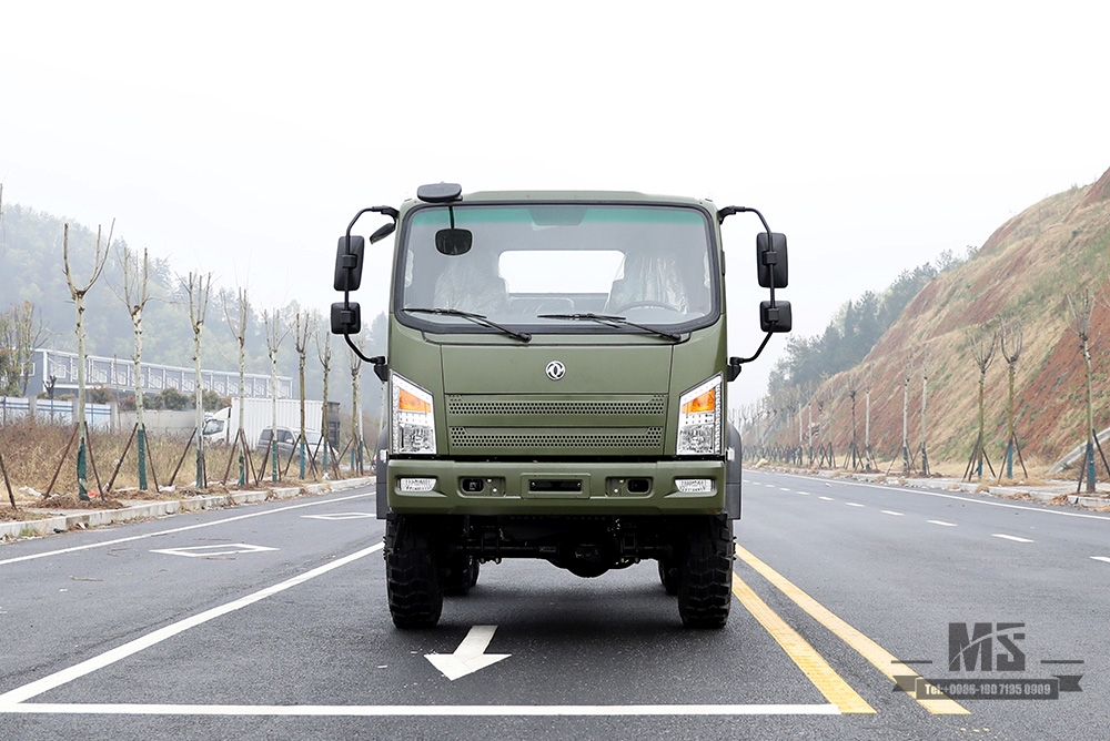 6*6 Dongfeng EQ2082 Chassis_ 6WD Army Green Flathead Chassis 'Bobcat' ခြောက်ဘီးယက် ကိုယ်ထည်ပုံစံပြင်ဆင်မှု_ထုတ်ရန် အထူးထရပ်ကိုယ်ထည်