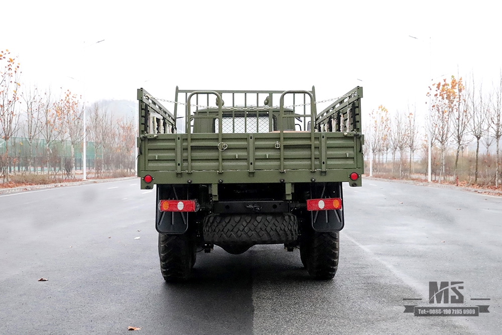 Dongfeng Army Green Six Wheel Drive EQ2100 _6×6 190 hp Classic Pointed Head 3.5T Three Axle Off-road Truck ရောင်းရန်ရှိသည်_Dongfeng 245 Troop Carrier Export အထူးယာဉ် 