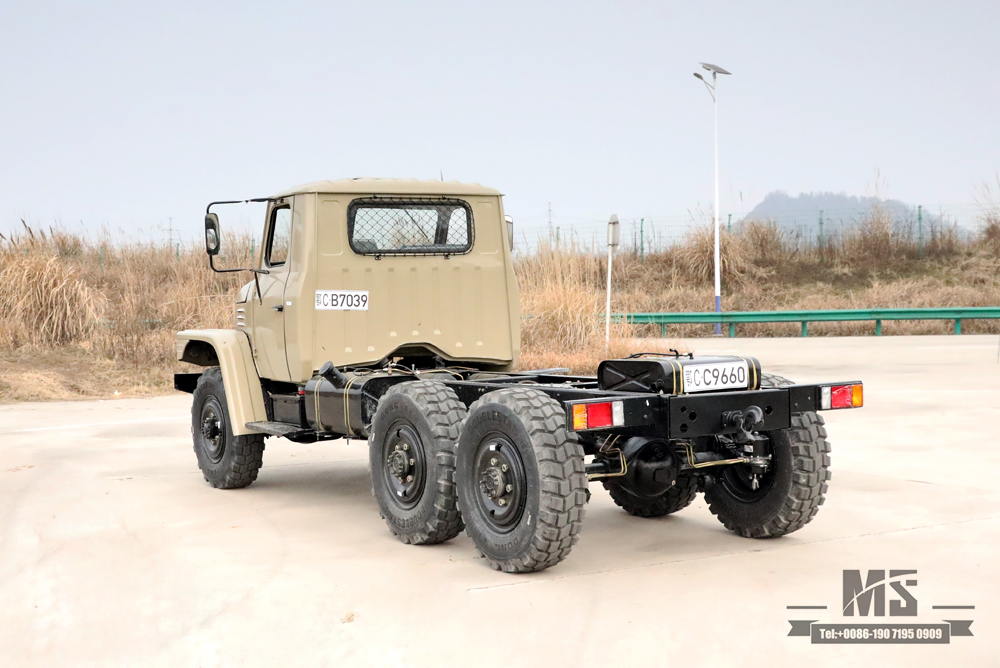 Dongfeng ခြောက်ဘီးယက် EQ2082 Chassis_ မြင်းကောင်ရေ 170 EQ2082 မှန်နှစ်ထပ်လမ်းကြမ်းထရပ်ကား ကိုယ်ထည်_240 သယ်ယူပို့ဆောင်ရေးယာဉ်_6×6 ထရပ်ကား တင်ပို့သည့် အထူးကိုယ်ထည်