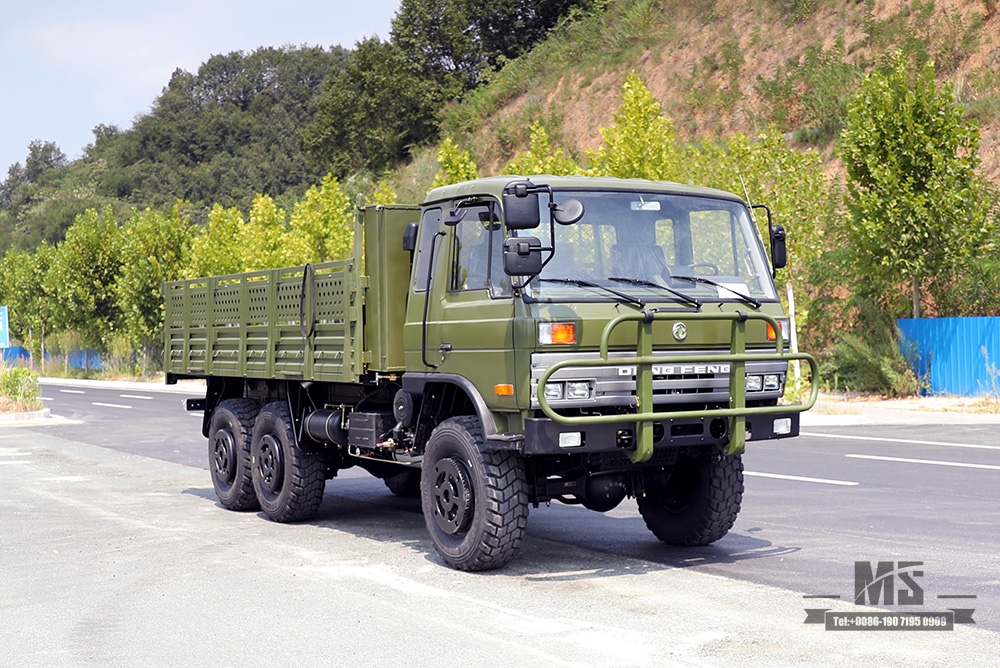 Dongfeng EQ2102G/246 လမ်းကြမ်း Truck_6×6 190 HP 6WD Flathead 153 Chassis ပုံစံပြောင်း ကုန်တင်ထရပ် Troop Carrier_ခြောက်ဘီးယက် ဂန္တဝင်ထရပ်ကား တင်ပို့မှု အထူးရည်ရွယ်ချက်ယာဉ် 