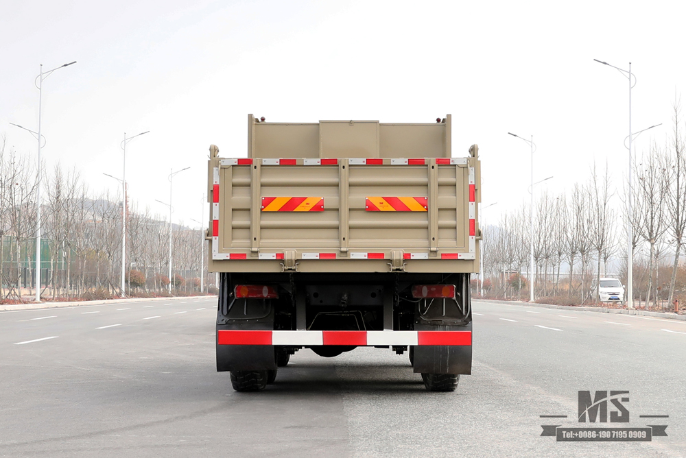 210hp Dongfeng ခြောက်ဘီးယက်ထရပ်ကား_ 6×6 Flat Head Tipper Truck 6*6 Off Road Transportation Truck_ Export အထူးယာဉ်