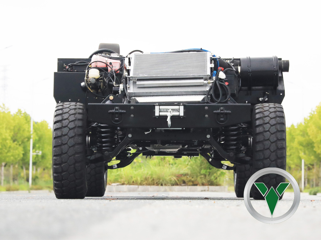 Custom Class 3 Off-Road Chassis | 4WD လွတ်လပ်သောဆိုင်းငံ့မှုနှင့် Dual Fuel Tank Systems
