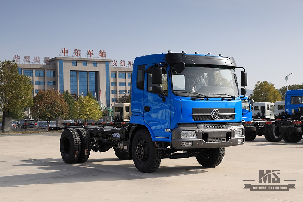 Dongfeng 4*2 Truck Chassis _ 210 HP One and a half Row Cab Truck Chassis လုပ်ငန်းသုံးယာဉ်_Dongfeng 4*2 Truck Chassis for Sale_Export Special Truck Chassis