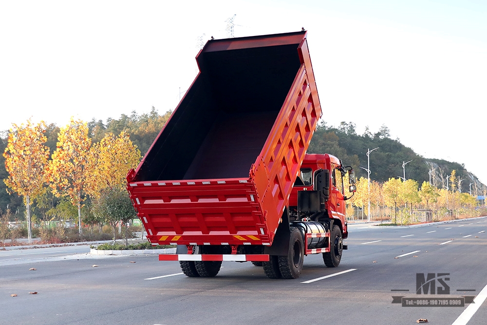 Dongfeng 4*2 Dump Truck Tipper Truck_ 210hp Flat Head Row Half Mining Site Transportation Truck_Export အထူးယာဉ်