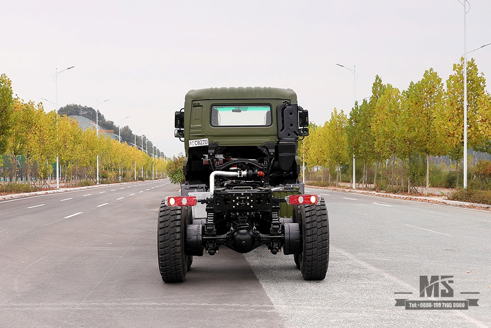 450HP Dongfeng ခြောက်ဘီးယက် အကြီးစား Truck Chassis Conversion_6×6 Heavy Duty Truck Three Axle Commercial Vehicle Chassis_6WD Rear Double 15T Customized Chassis Export Special Chassis