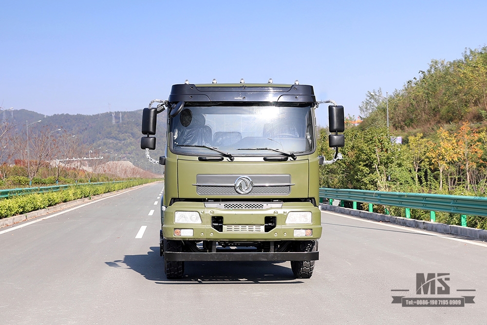 210hp Dongfeng 6*4 Tanker Truck Chassis_Dongfeng 6x4 Off Road Chassis_Flathead One-a-a-Export အထူးယာဉ်ကိုယ်ထည်