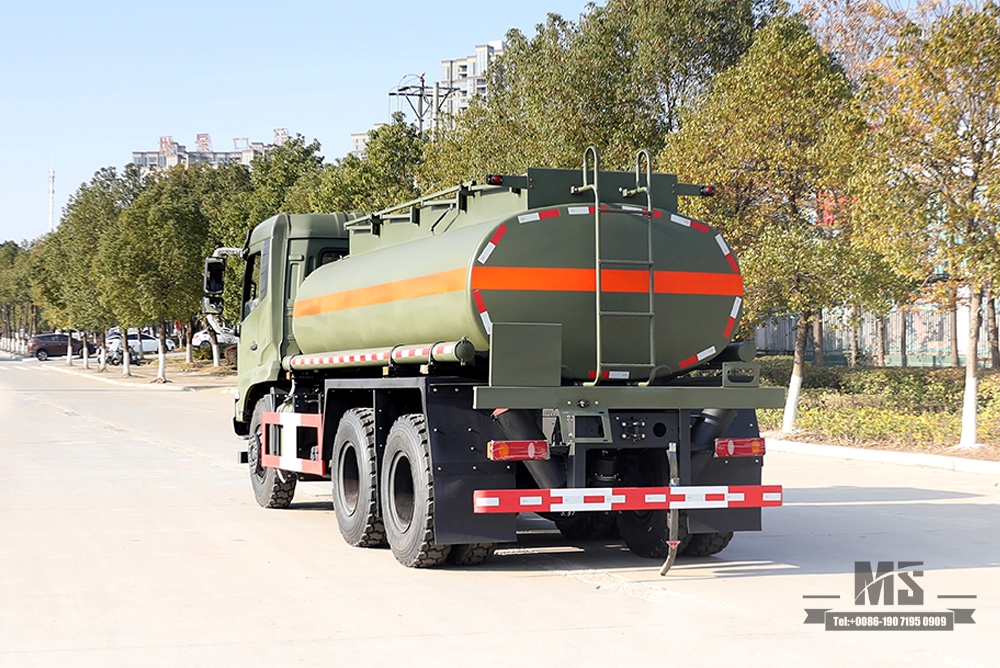 10m³ Feul Tanker 210hp Dongfeng Tanker Truck_6*4 Cab Oil Tanker_6×4 Tanker Lorry Export အထူးယာဉ်