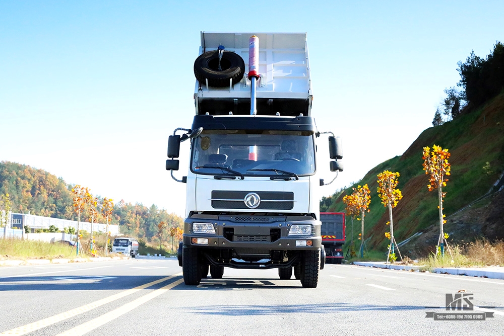 Dongfeng 4×2 Dump Truck_ 210hp 10T Flathead Head Row Half Mining Site Tipper Truck_4*2 Export အထူးယာဉ်