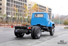 Dongfeng Four Wheel Drive Tipper Truck Chassis _170hp အပြာရောင် 4*4 Single Row Pointed Head Dump Truck Chassis Mining Trucks Chassis_ Export အထူးယာဉ်
