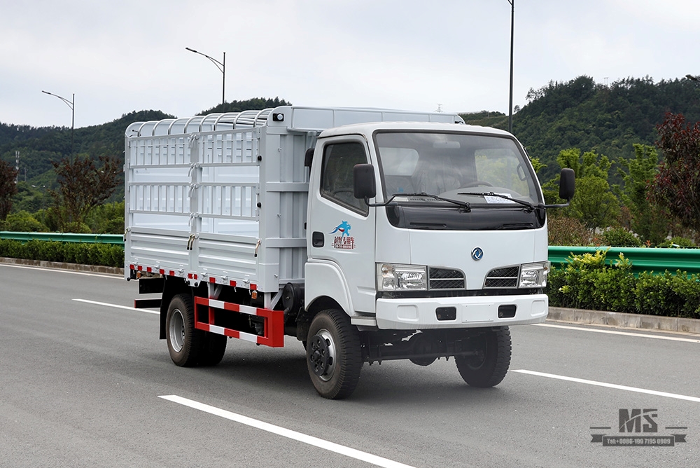 Dongfeng 4*4 အပေါ့စား ထရပ်ကား ဆန်ခါတင် သယ်ယူပို့ဆောင်ရေး ထရပ်ကား _Dongfeng လေးဘီးယက် လေးဘီးတပ် တစ်တန်း တက္ကစီ ဂိုဒေါင် Truck_Box Stake Truck ရောင်းရန်_ Export အထူးထရပ်