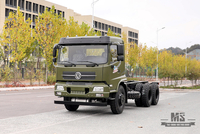 210hp Dongfeng 6*4 Off Road Truck Chassis_Dongfeng 6x4 Off-road Tanker Chassis_Flathead One-a-a-Export Special Vehicle Chassis