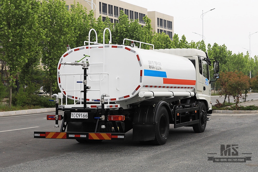 210 HP Dongfeng 4*2 Greening Sprinkler Truck _Dongfeng Flat Head Water Sprinkler Truck လုပ်ငန်းသုံးယာဉ်_Dongfeng Water Tanker Truck ရောင်းရန်_ Export အထူးထရပ်