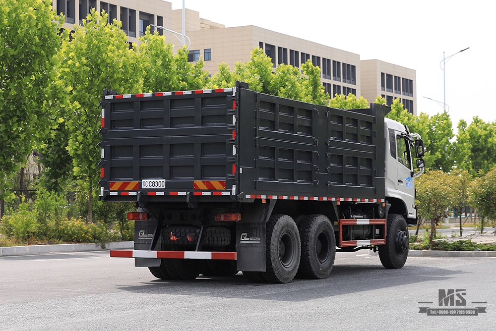 336hp Dongfeng ခြောက်ဘီး Drive Dump Truck_6*6 နောက်ဘီး ရှစ်ဘီး Heavy Duty Tipper Truck Coversion ထုတ်လုပ်သူ_Dongfeng 6WD Export အထူးယာဉ်