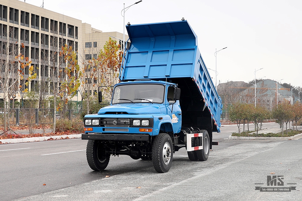 Dongfeng လေးဘီးယက် ဒစ်ပါထရပ် _4WD 170 hp Long Head Cab Off-road Dump Truck _4*4 အထူးရည်ရွယ်ချက်ဖြင့် တင်ပို့သည့်ယာဉ်