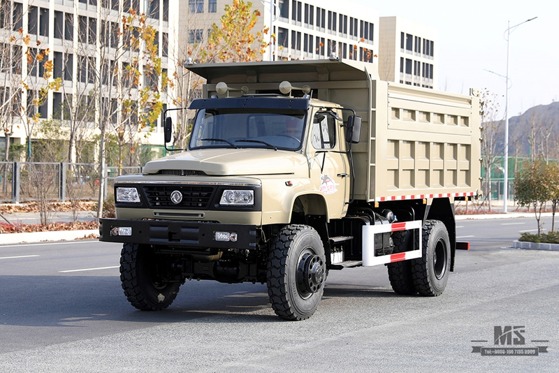 240 hp Dongfeng လေးဘီးယက် ဒစ်ပါထရပ် _Long Head Cab Off-road Dump Truck _4*4 စိတ်ကြိုက် Export အထူးရည်ရွယ်ချက်ယာဉ်