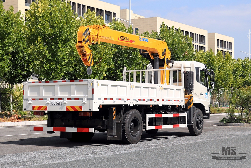 266hp Dongfeng 4×2 Truck Mounted Crane New Flathead Cabin Row Half Crane Truck Export အထူးယာဉ်