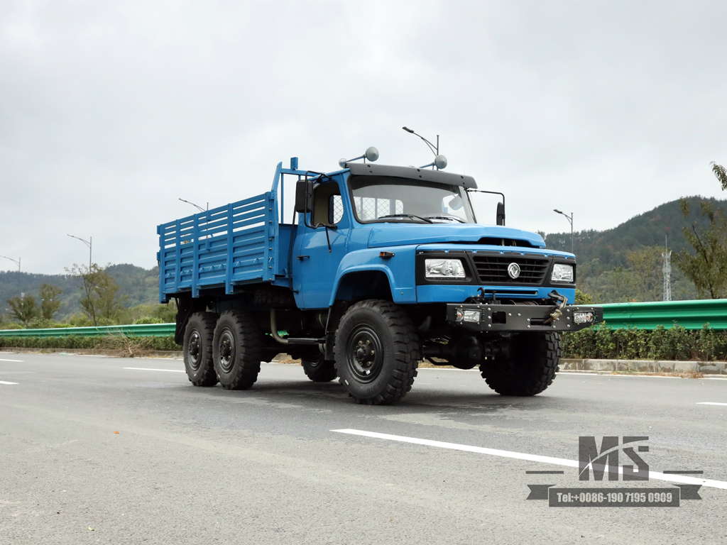 170 HP Dongfeng Eq2082_six-wheel drive off-Road အထူး Truck_Doubleble Glass roment truck truck truck truck_Double လုပ်ခြင်း