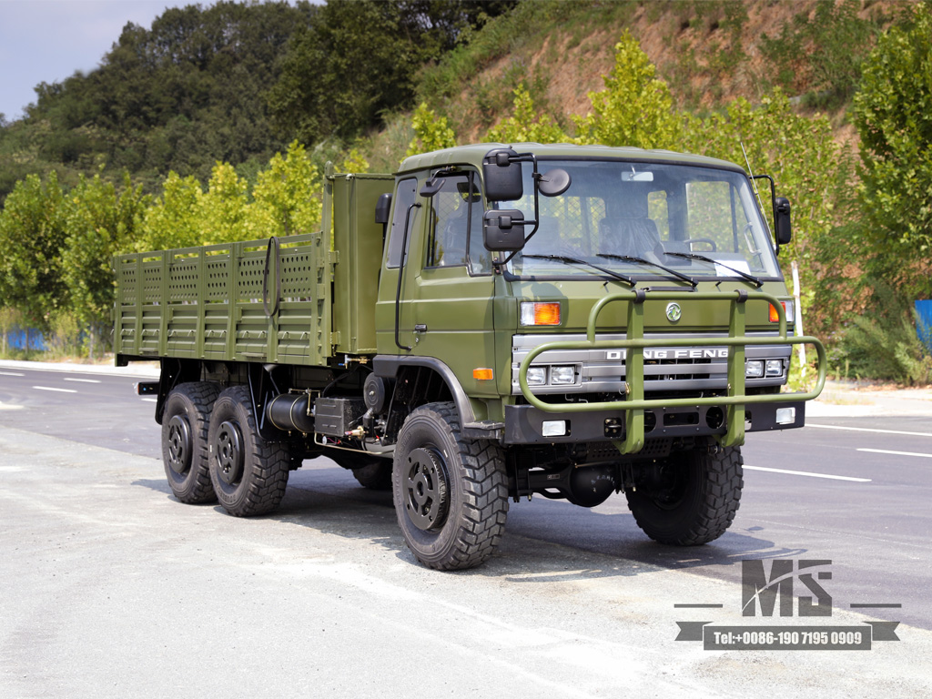 Dongfeng EQ2102G Off-Road Truck_190 HP Truck Truck 6 ဘီးခြောက်ဘီးရထားယာဉ်မောင်းကုန်တင်ယာဉ်