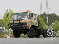 Donggfeng EQ2102n Off-Road Truck Truck ကိုယ်ထည် - 210hp-Row Double Desert ကုန်တင်ယာဉ် | ပို့ကုန်မော်ဒယ် | Tarpaulin နှင့်အတူလေအေးပေးစက်