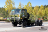 190hp Dongfeng EQ2102 ခြောက်ဘီးယက် Chassis_6×6 Army Green 153 တစ်တန်းနှင့်တစ်ခြမ်း Cab Off Road Chassis_Dongfeng Truck Chassis Export Special Truck Chassis