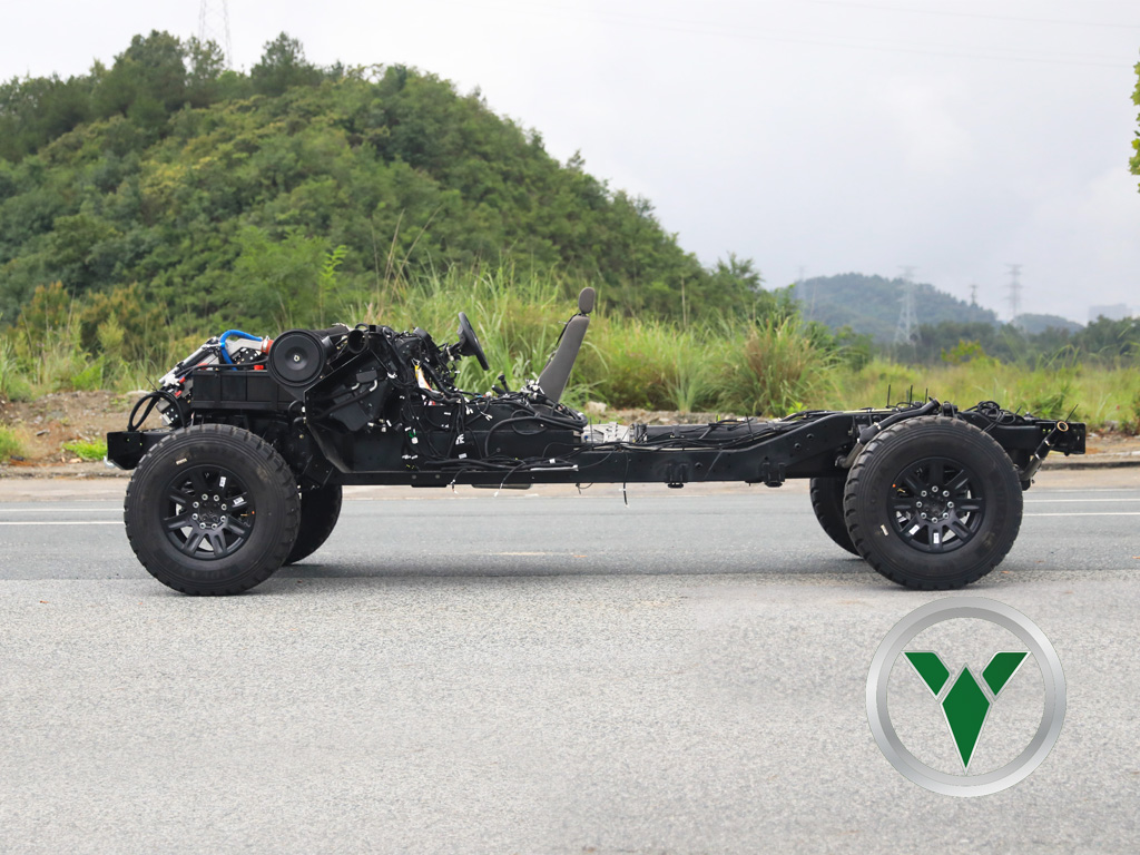 Custom Class 3 Off-Road Chassis | 4WD လွတ်လပ်သောဆိုင်းငံ့မှုနှင့် Dual Fuel Tank Systems