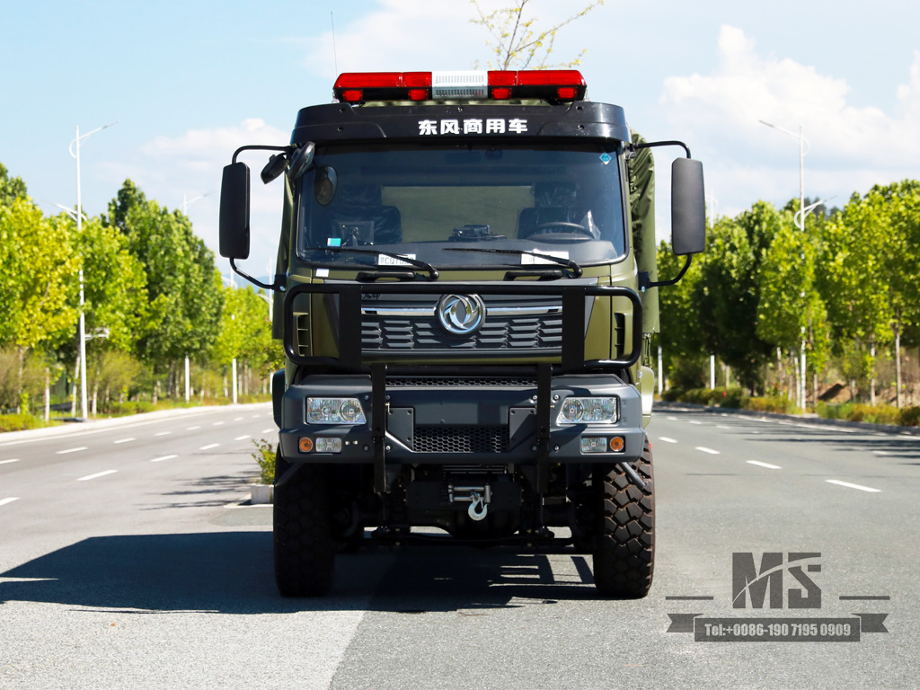 Dongfeng 4WD လမ်းပေါ်ရှိ Troop Carrier DFHH240B National ခြောက်လ METE 4 MET TORE Off-Road Count Off-Road Cargo Box ရှစ်ခု 