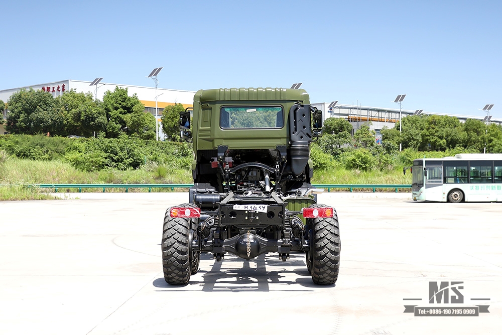 340HP Dongfeng ခြောက်ဘီးယက်လမ်းကြမ်း အထူးကိုယ်ထည်_6×6 အကြီးစားလုပ်ငန်းသုံးယာဉ် Chassis_6WD စိတ်ကြိုက်ဆောက်လုပ်ရေးထရပ်ကား Chassis_ Export အထူးရည်ရွယ်ချက် Truck Chassis