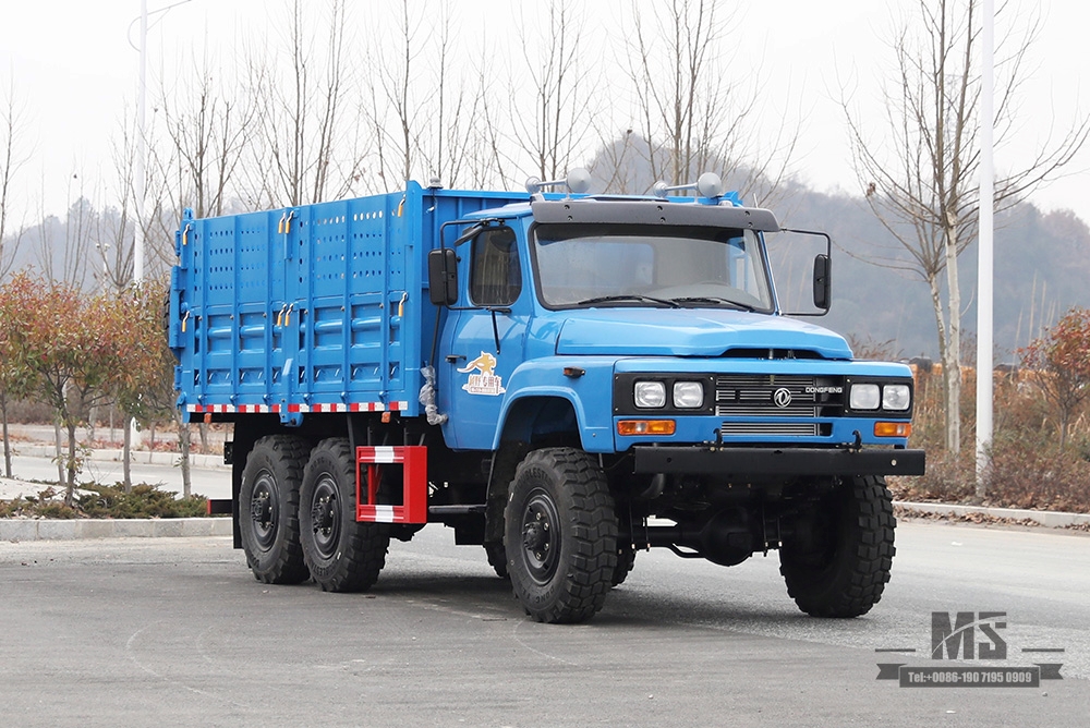 170 hp ခြောက်ဘီးယက် EQ2082 Dump Truck_Dongfeng 6WD EQ2082 Dump Truck_Pointed 240 Transport Vehicle_6×6 25Y Truck Export အထူးယာဉ်