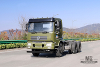 210hp Dongfeng 6*4 Tanker Truck Chassis_Dongfeng 6x4 Off Road Chassis_Flathead One-a-a-Export အထူးယာဉ်ကိုယ်ထည်