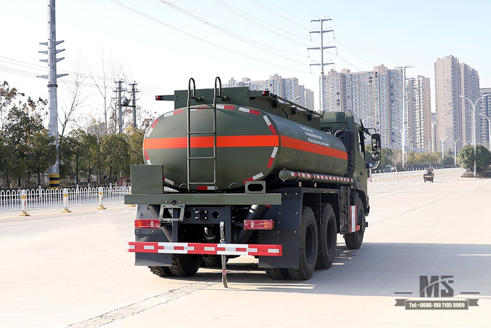 10m³ Feul Tanker 210hp Dongfeng Tanker Truck_6*4 Cab Oil Tanker_6×4 Tanker Lorry Export အထူးယာဉ်