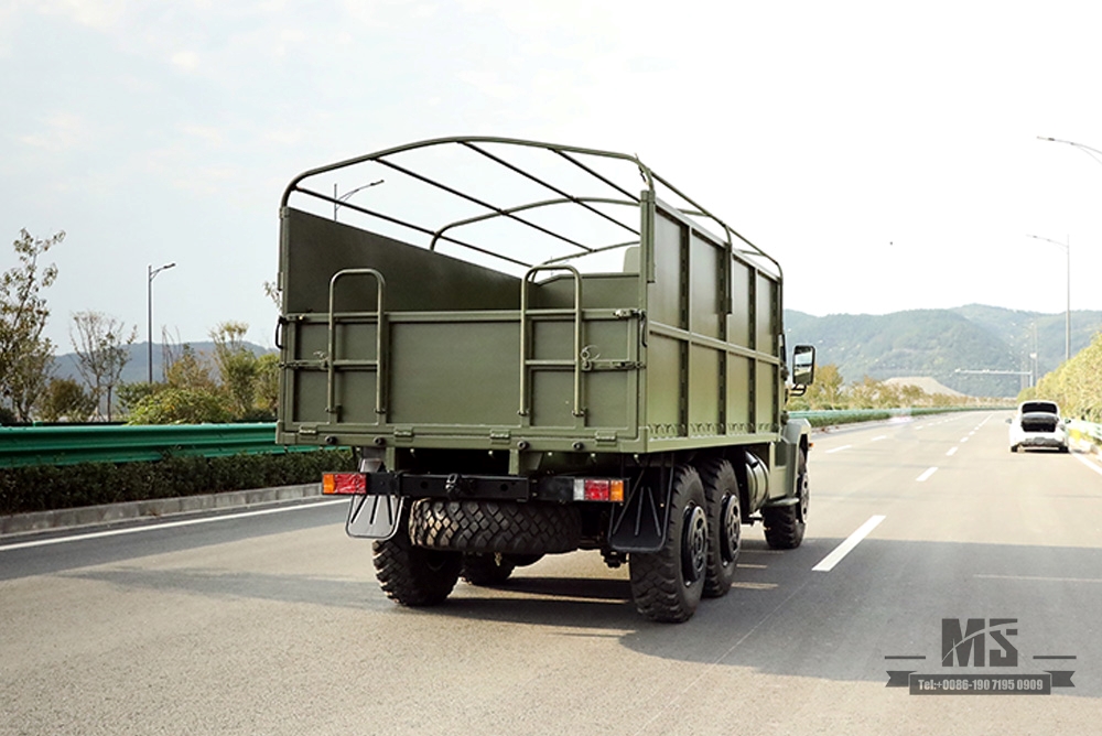 Dongfeng 6×6 Protective Box Truck_ ခြောက်ဘီးယက် ခေါင်းချွန်ဖြင့် လမ်းပိတ် Van Truck သယ်ယူပို့ဆောင်ရေး Truck_Dongfeng AWD Export အထူးရည်ရွယ်ချက်ယာဉ်