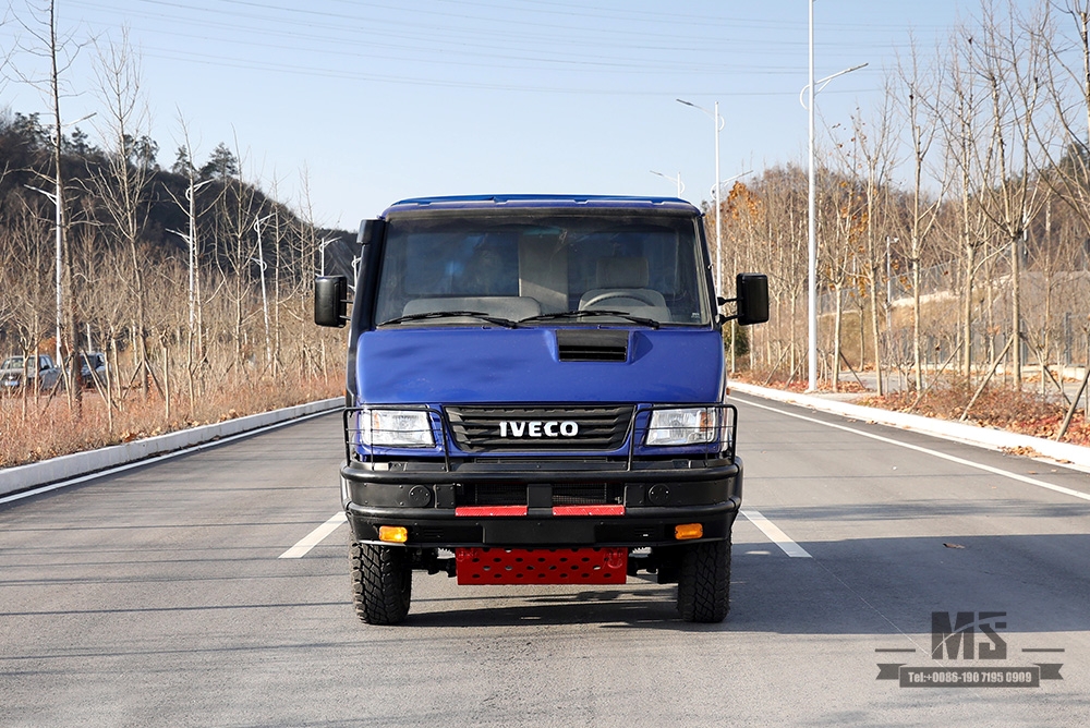 အပြာရောင်လေးဘီးယက် IVECO Off Road Truck_4*4 113hp တာပေါ်လင်ဝင်ရိုးပါရှိသော တာပေါ်လင်ဝင်ရိုးပါရှိသော 113hp ခေါင်းတို လူပျိုတန်း မိုက်ခရိုအလင်းထရပ်ကား