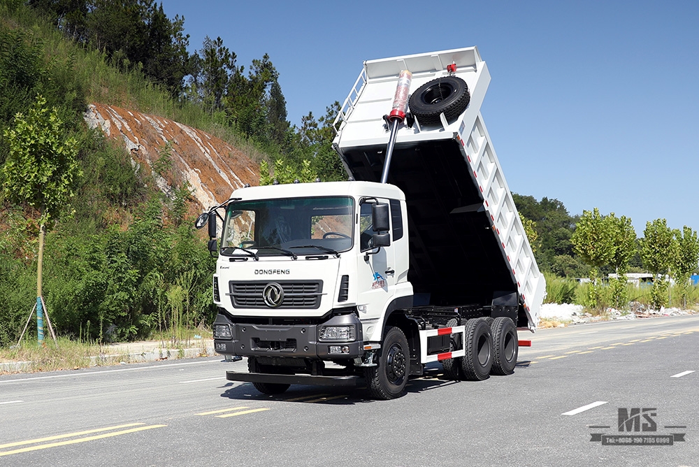 Dongfeng 6*4 280hp Dump Truck Off Road Tipper Truck_Dongfeng 6x4 Heavy Duty Flathead Row Half Mining Construction Truck_Export အထူးယာဉ်