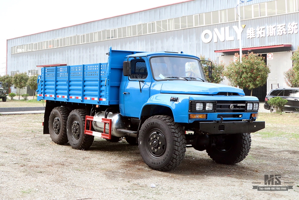 Dongfeng ခြောက်ဘီးလမ်းမှ ဖယ်ထုတ်ထားသော Dump Truck_EQ2100 6×6 210hp Pointed Head Single Row သယ်ယူပို့ဆောင်ရေး Truck_All-wheel-Drive Export အထူးထရပ်